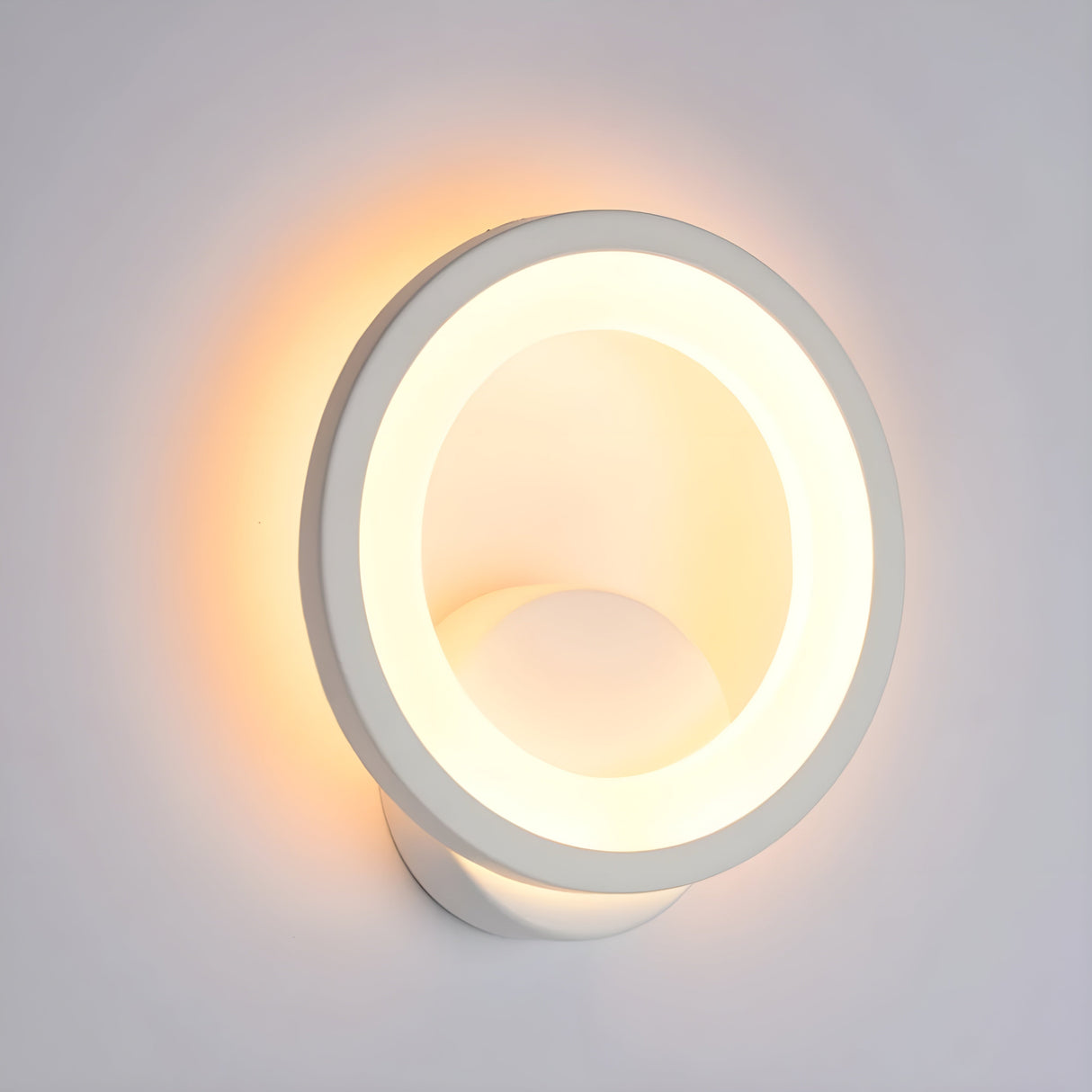 LumiWall Light - Modern Rund LED Vägglampa Carvallo
