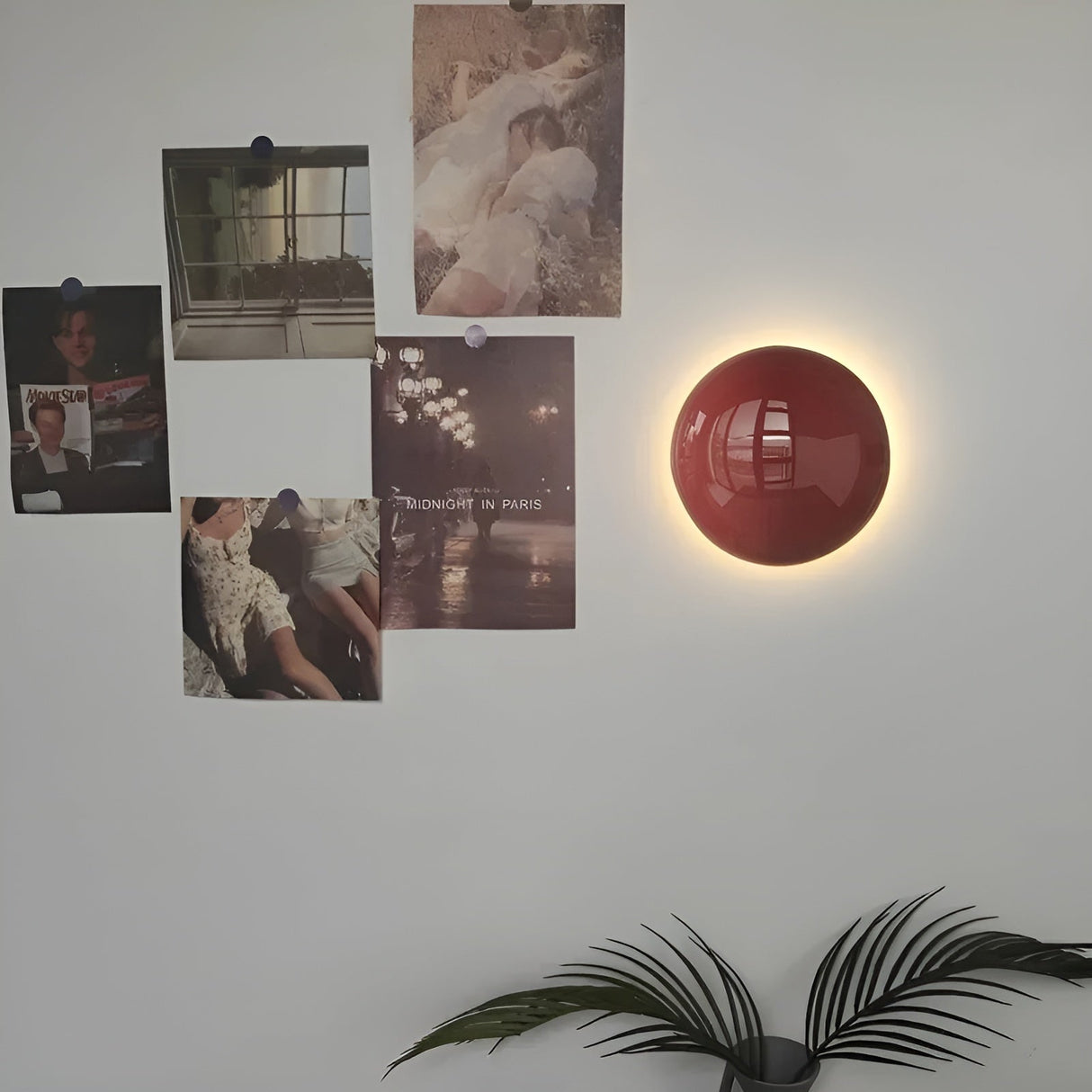 GlowCircle Light - Nordisk Rund Metall Vägglampa Carvallo