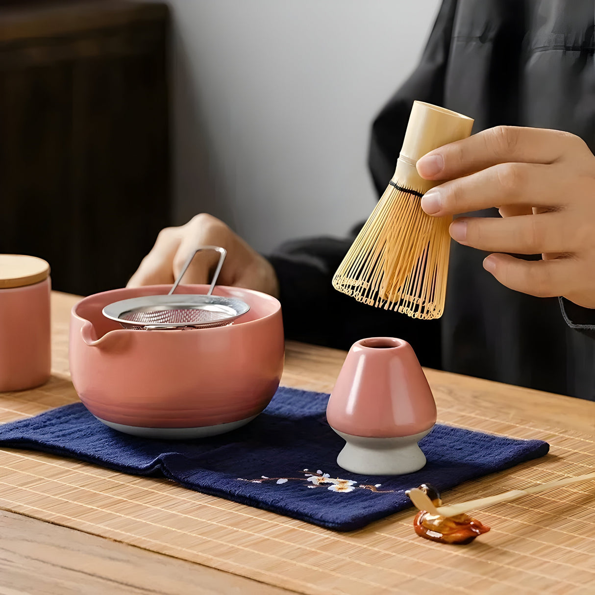 Matcha-set Keramik – Traditionellt tillbehör för japanska teceremonier Carvallo