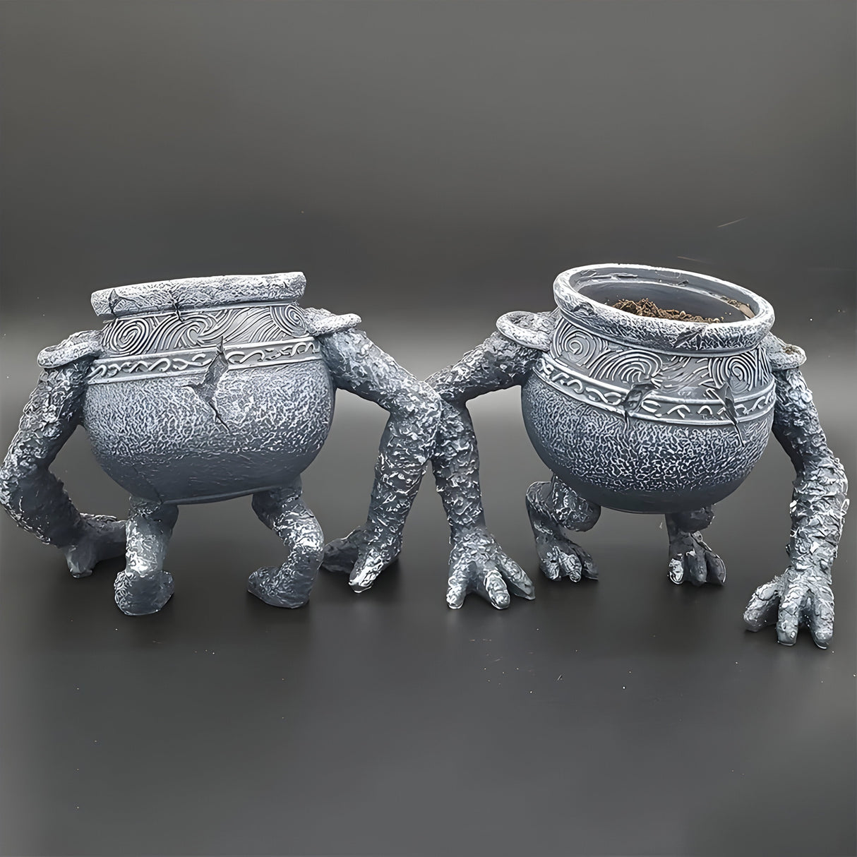 TerraKnight Pot - Trädgårdsrand Dekorativ Blomkruka Carvallo