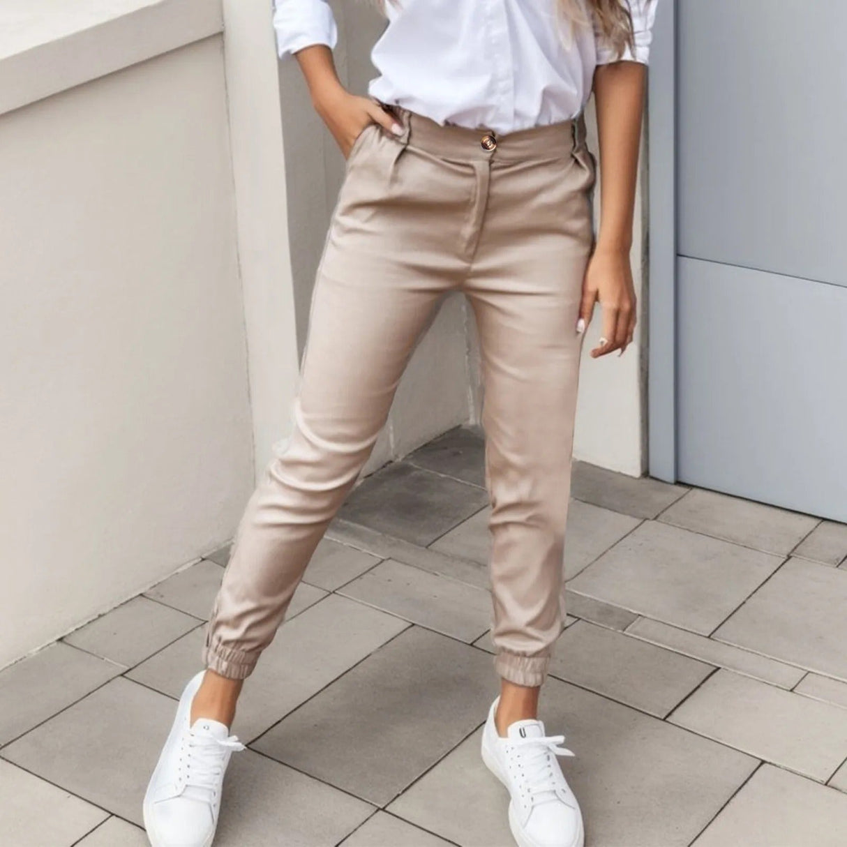 Ankelkorta Byxor för Kvinnor-Clothes for women-Bellasverige-Hemnix