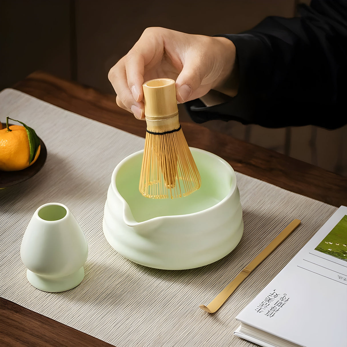 Matcha-set Keramik – Traditionellt Japanskt Te-set för Avkopplande Stunder Carvallo
