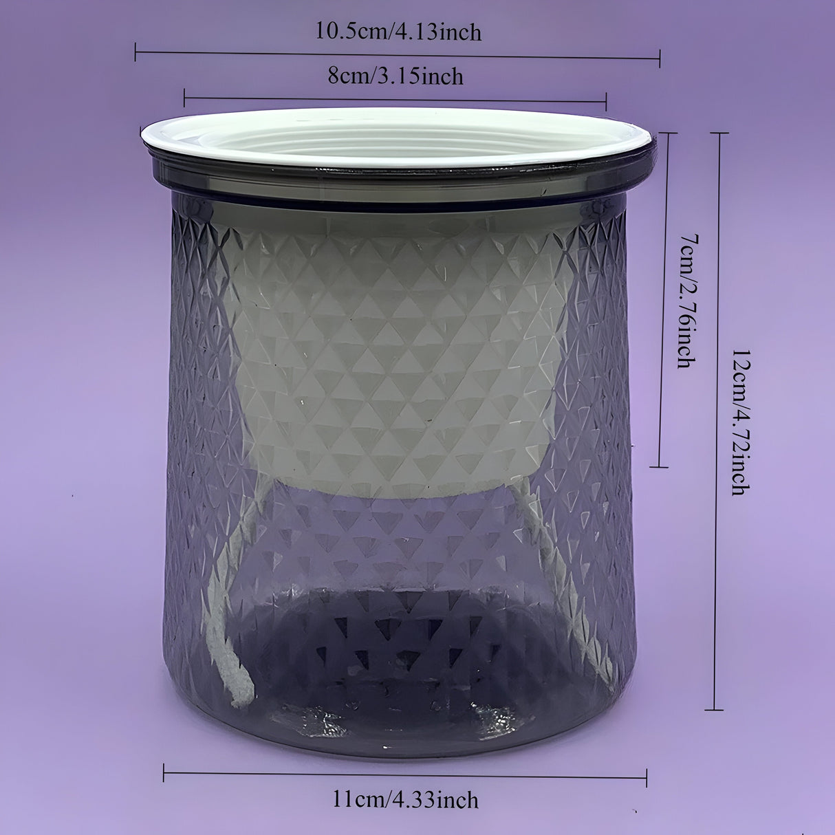 HyggeSprout Kruka – Hydroponisk Kristall-Glas-Blomkruka Carvallo