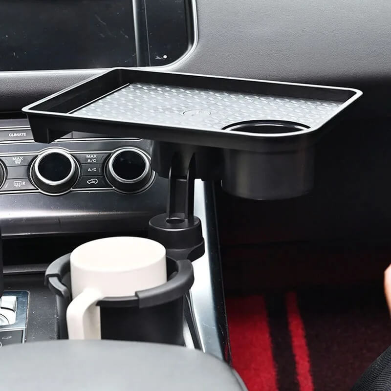 CarMealTray – Bilbricka med Roterande Serveringsyta | Ät och Organisera Smidigt i Bilen-Car Cup Holder-BB-Hemnix