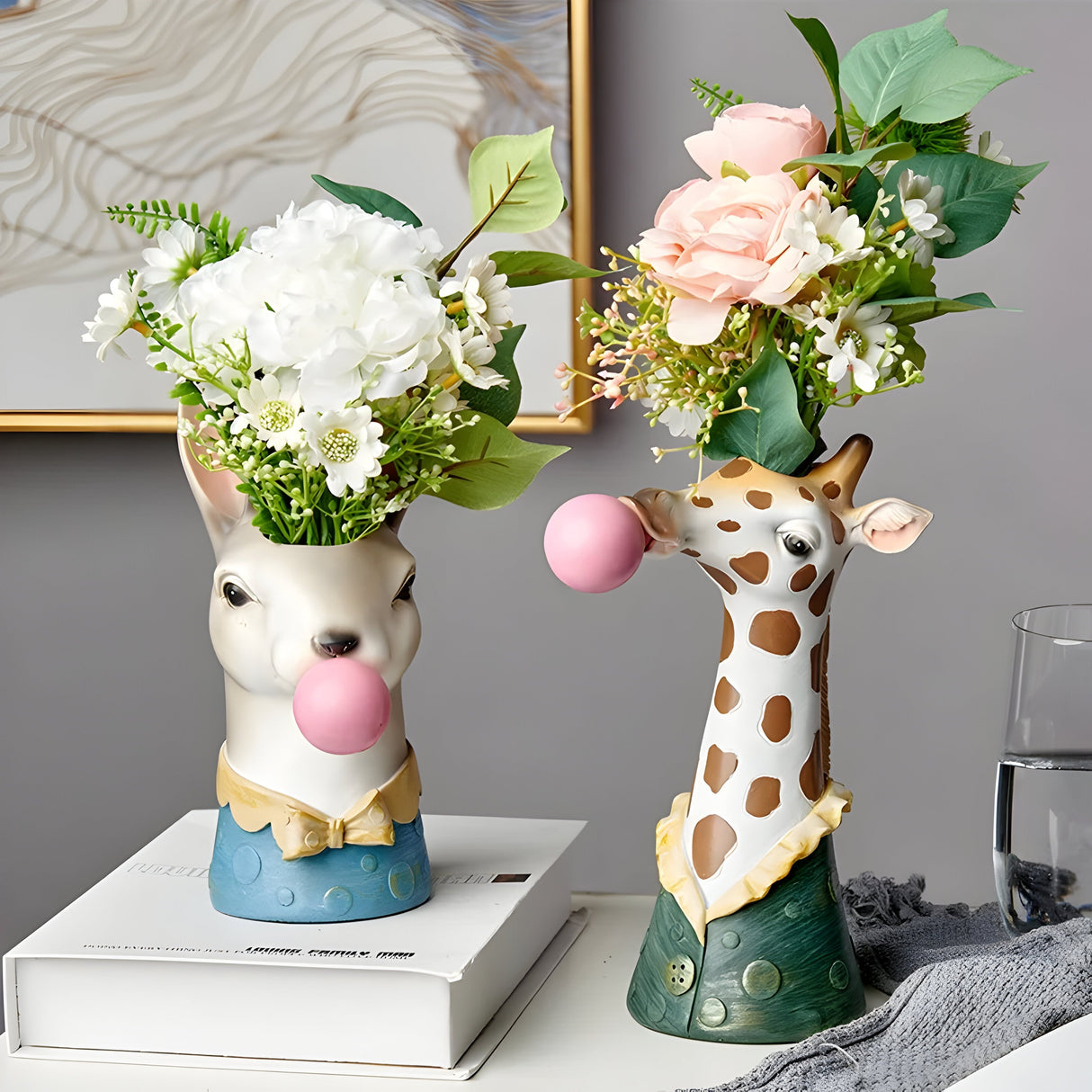 Animal dekorativ vas – Kreativ design med bubbelutseende Carvallo