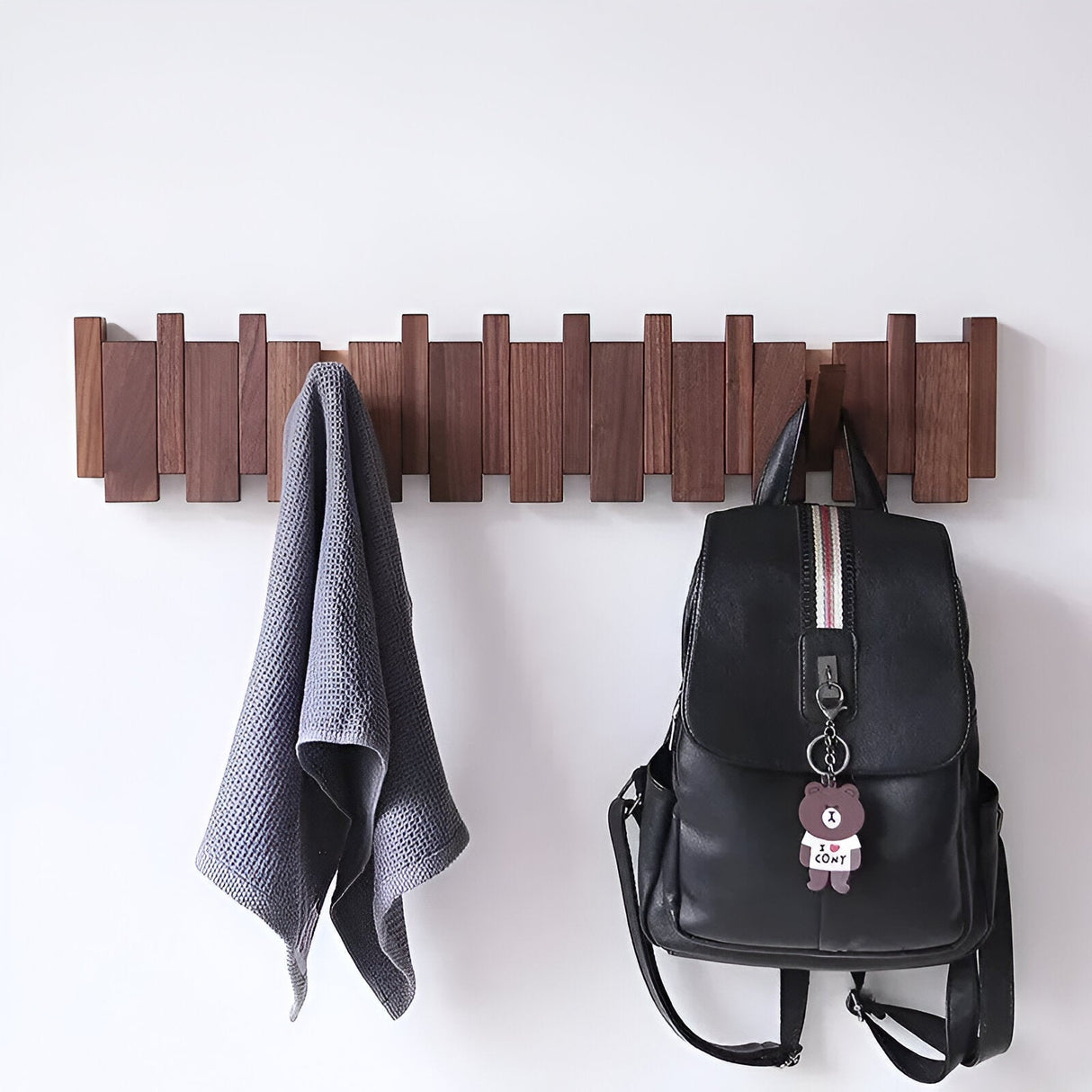 Trädhängare i tangentbord-stil – Kreativ design | Ideal för hall eller dörr Carvallo