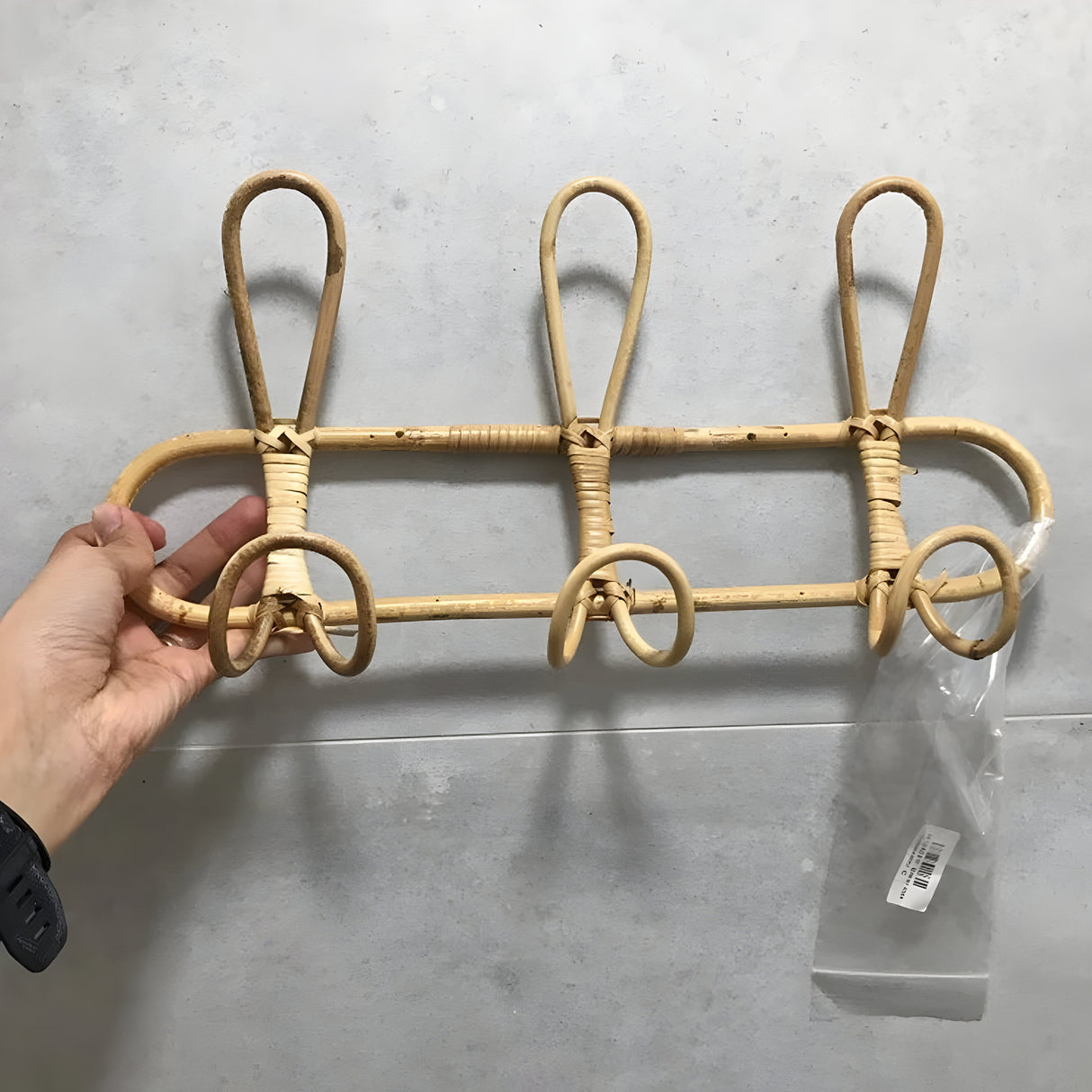 RattanTidy Krok - Hängande Rattan Barn Vägghängare Carvallo