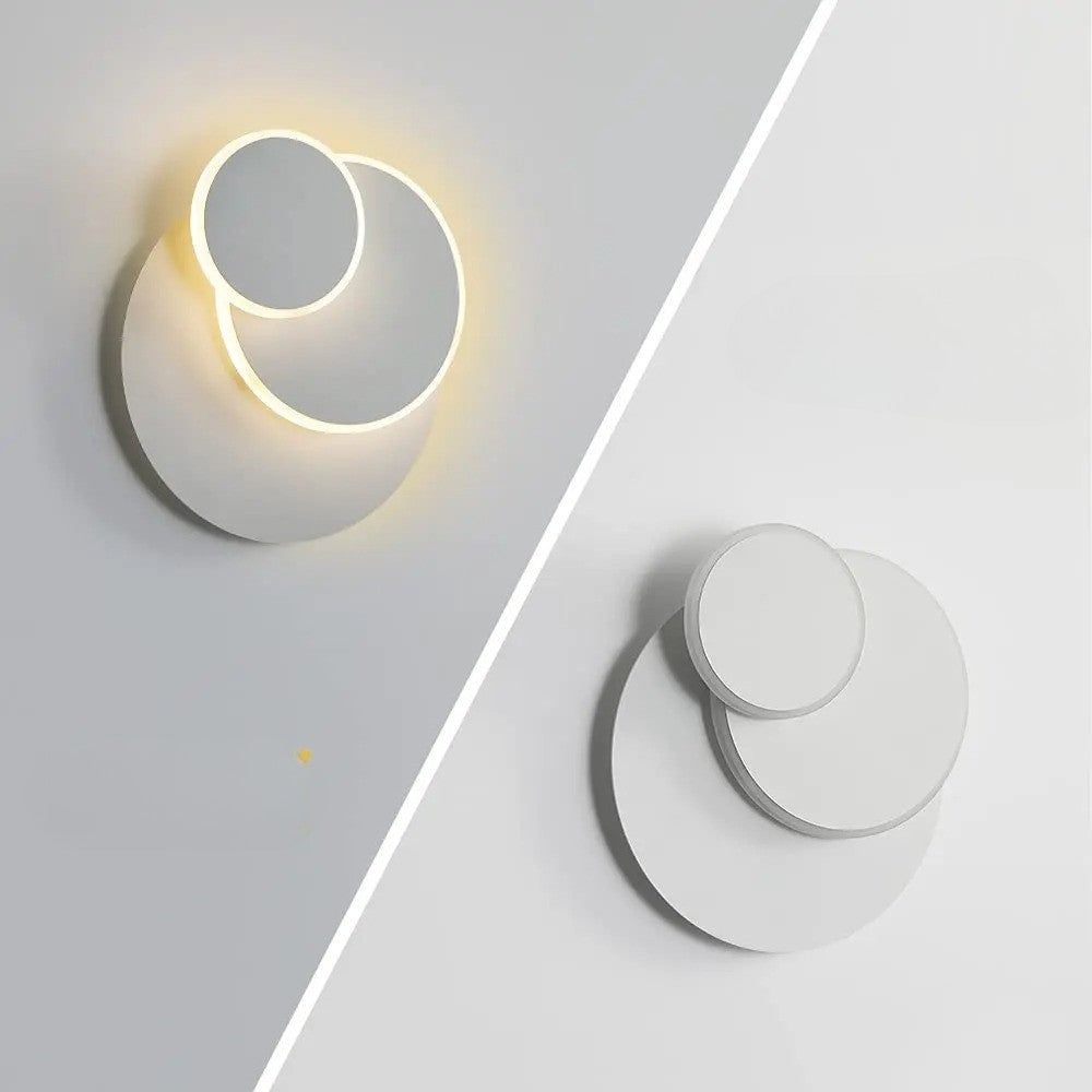 LED-vägglampa i modern design – 3-i-1 dekorationslampa & vridbar | Inredningsbelysning Carvallo