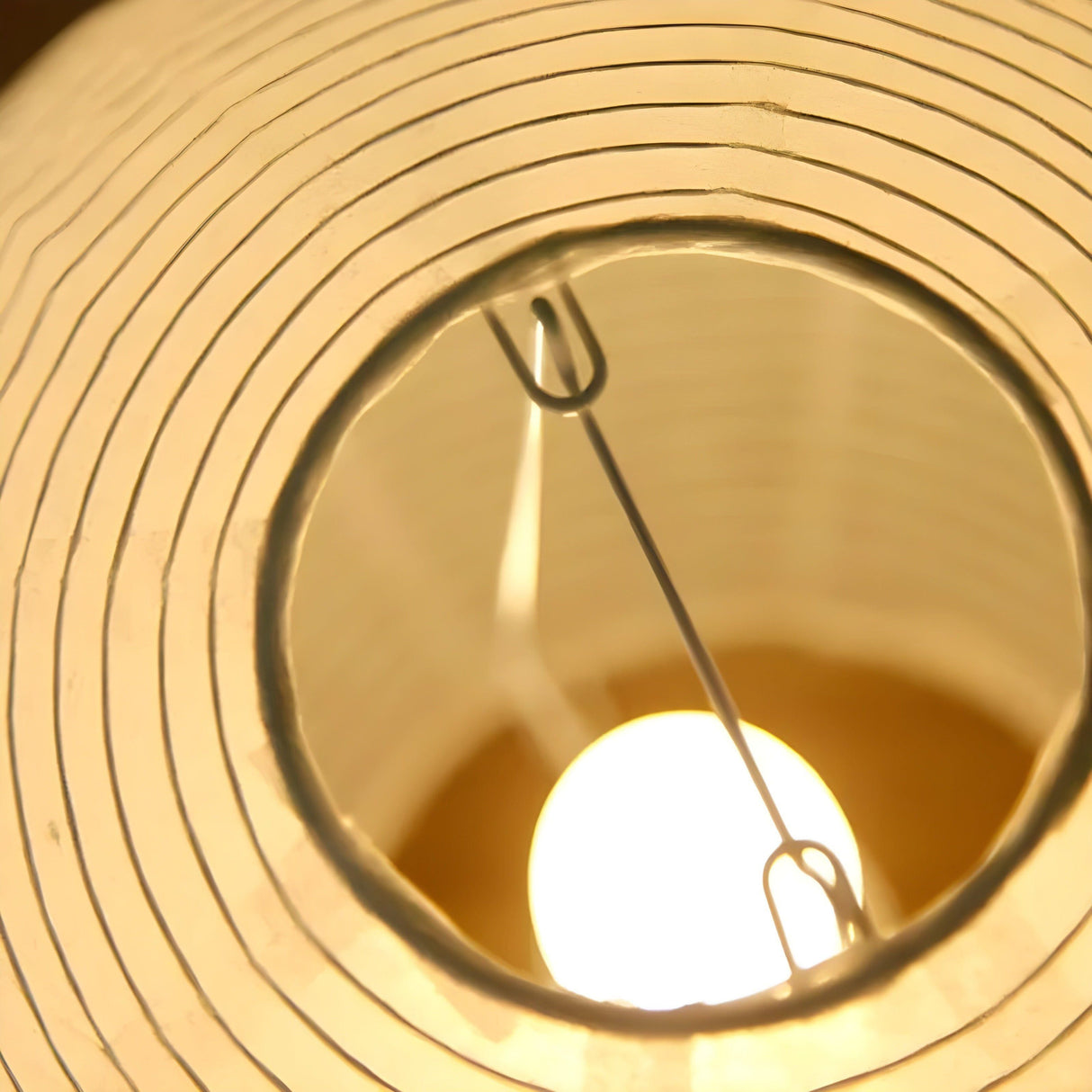 PaperGlow Lampa - Modern Wabi-Sabi Japansk Golv- Bordslampa Carvallo