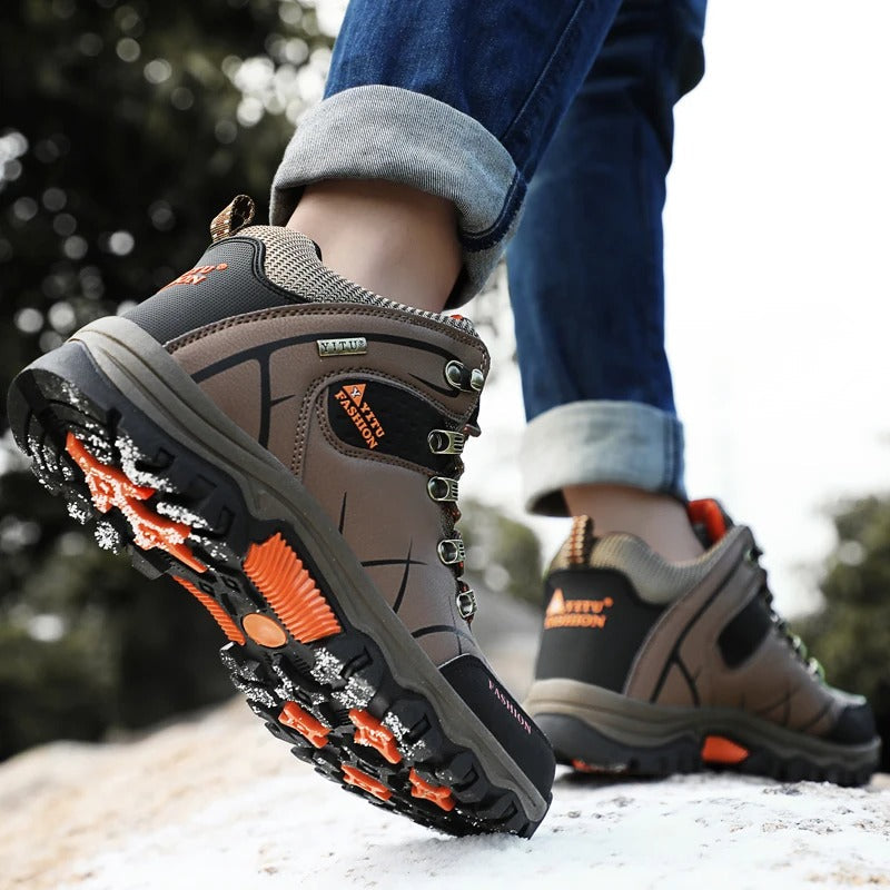 Vattentäta sneakers i läder för män-Hemnix-Hemnix