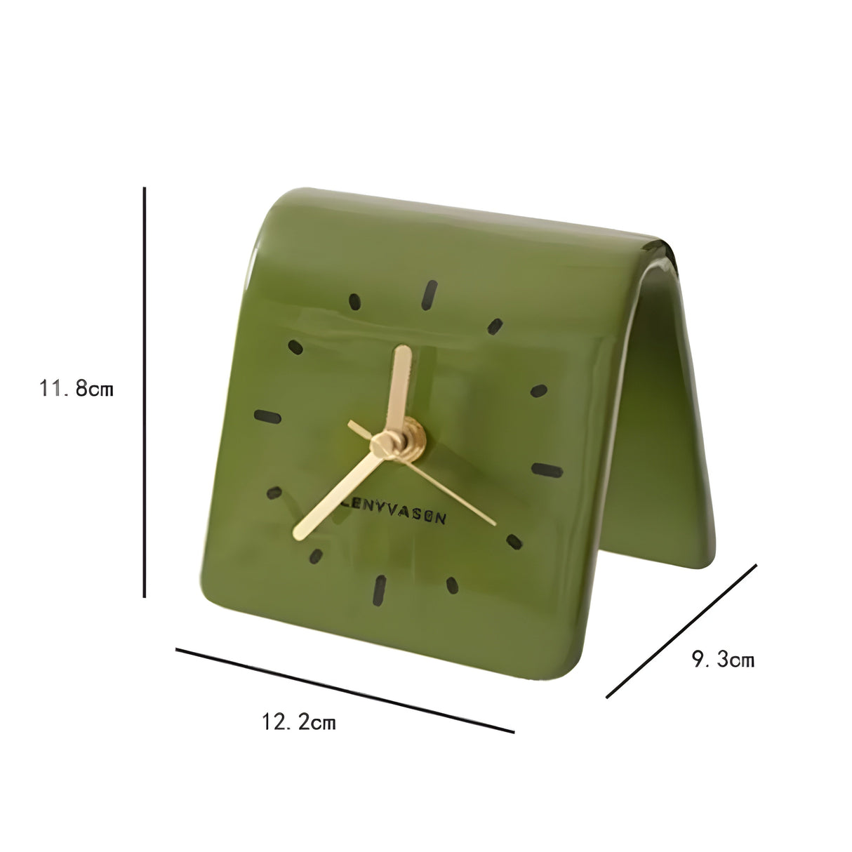Timepiece Clock - Kreative Keramisk Skrivbordsklocka Carvallo