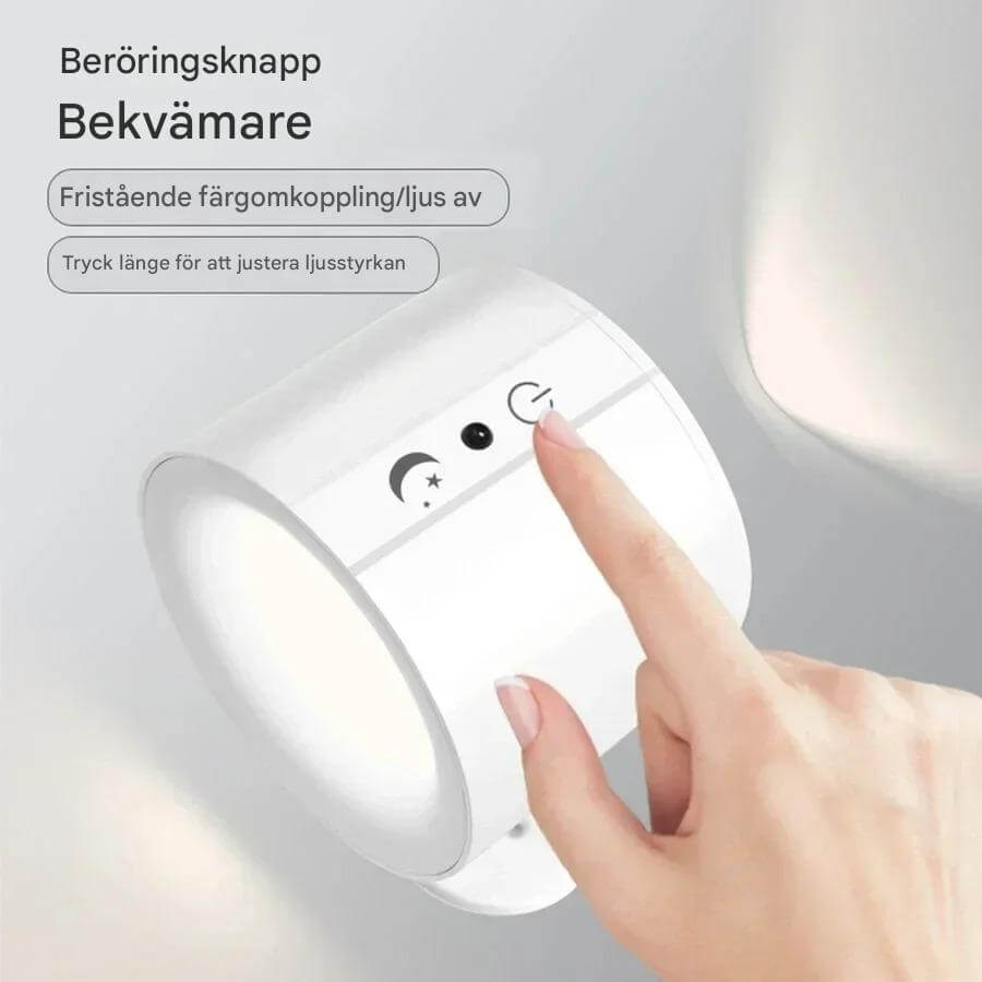 NordGlow – Magnetisk LED Vägglampa med Dubbla Ljuskällor | Flexibel Belysning för Hemmets Alla Hörn-Lamps-BB-Hemnix