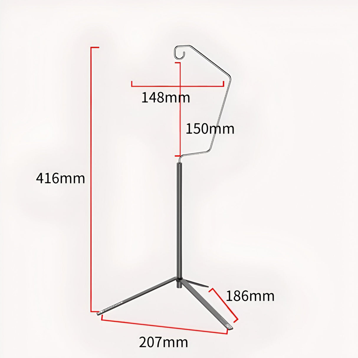 SummitGlow Stativ – Avtagbart Camping Tripod Carvallo
