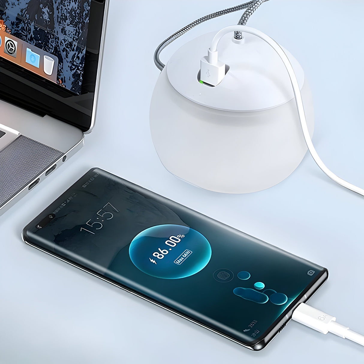 GlowTrek - LED-hänglampa, uppladdningsbar Carvallo