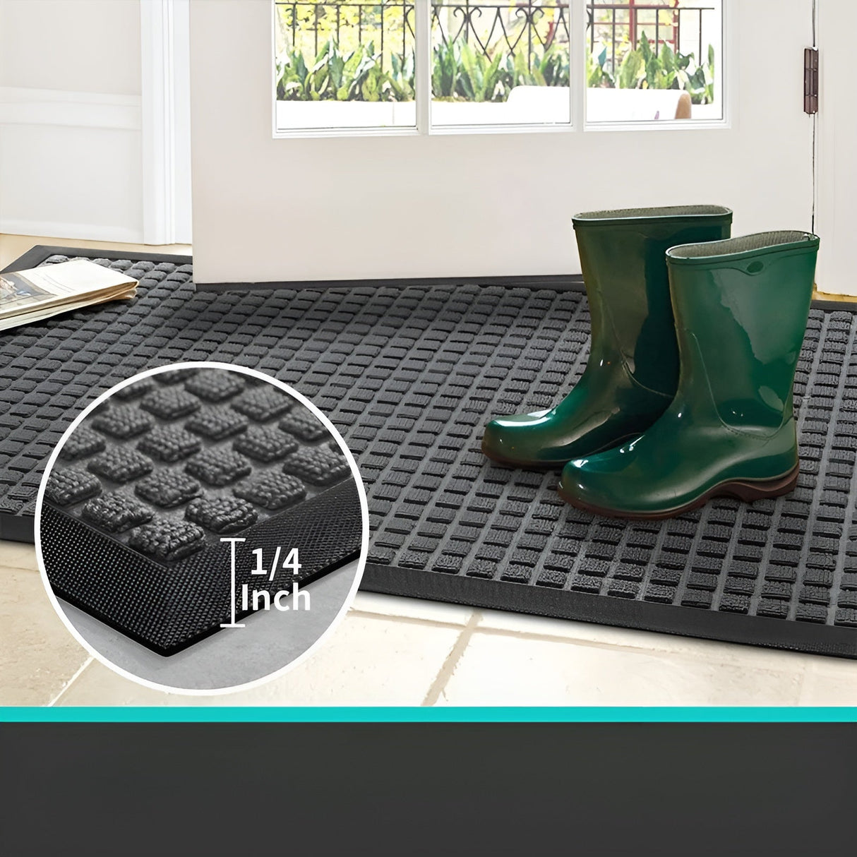 Stilren Dörrmatta - Högkvalitativ Smutsfångare för Inomhus och Utomhus Carvallo