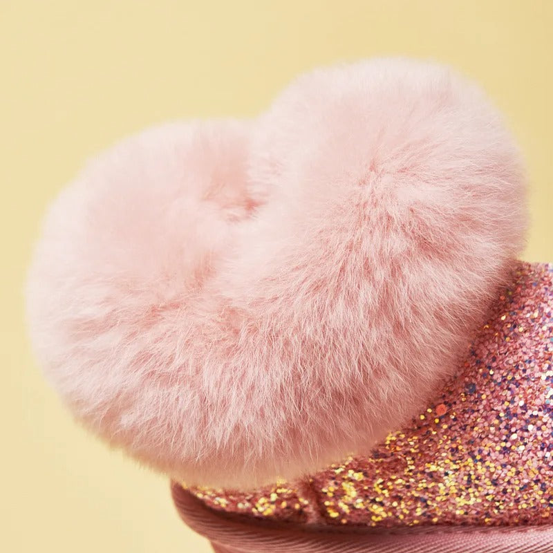 Barnsnöskor med varma plysch med mjuk botten-Hemnix-Hemnix