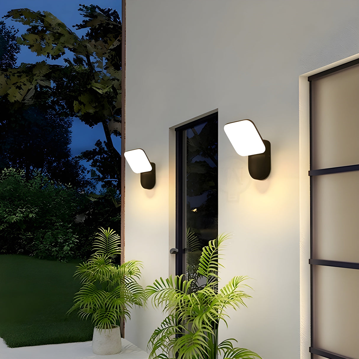 RadiantBeam Ljus - Vattentät Rörelsesensor LED Vägglampa Carvallo