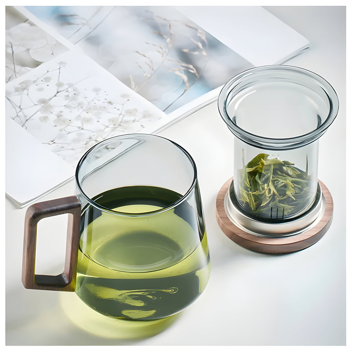 ArtisanBrew Cup – Värmebeständig Glas-Teekopp Carvallo