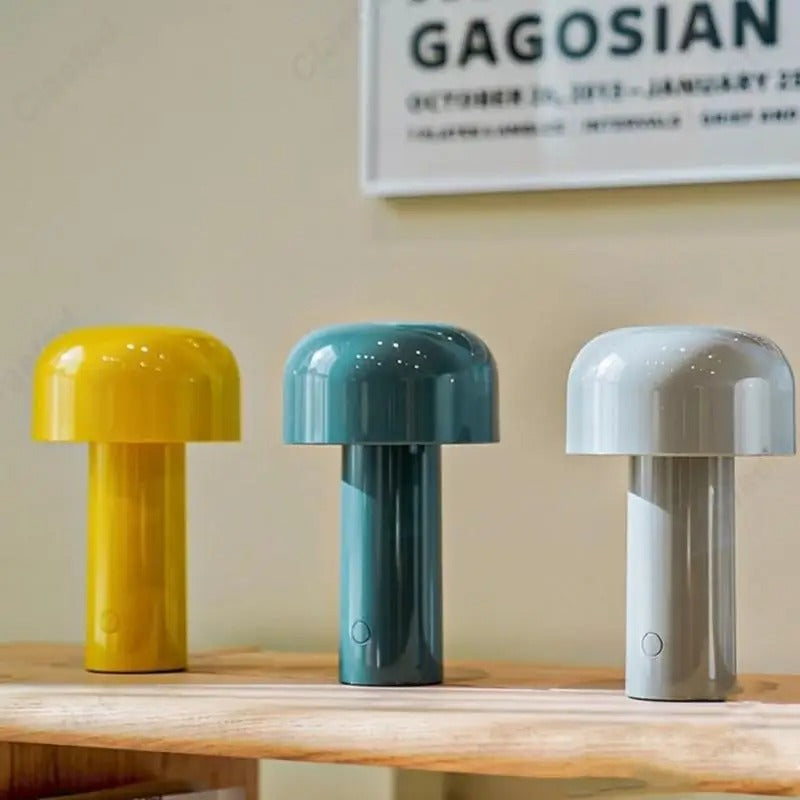 Retrodesign LED-bordslampa trådlös med touch (USB) MILA Sverige