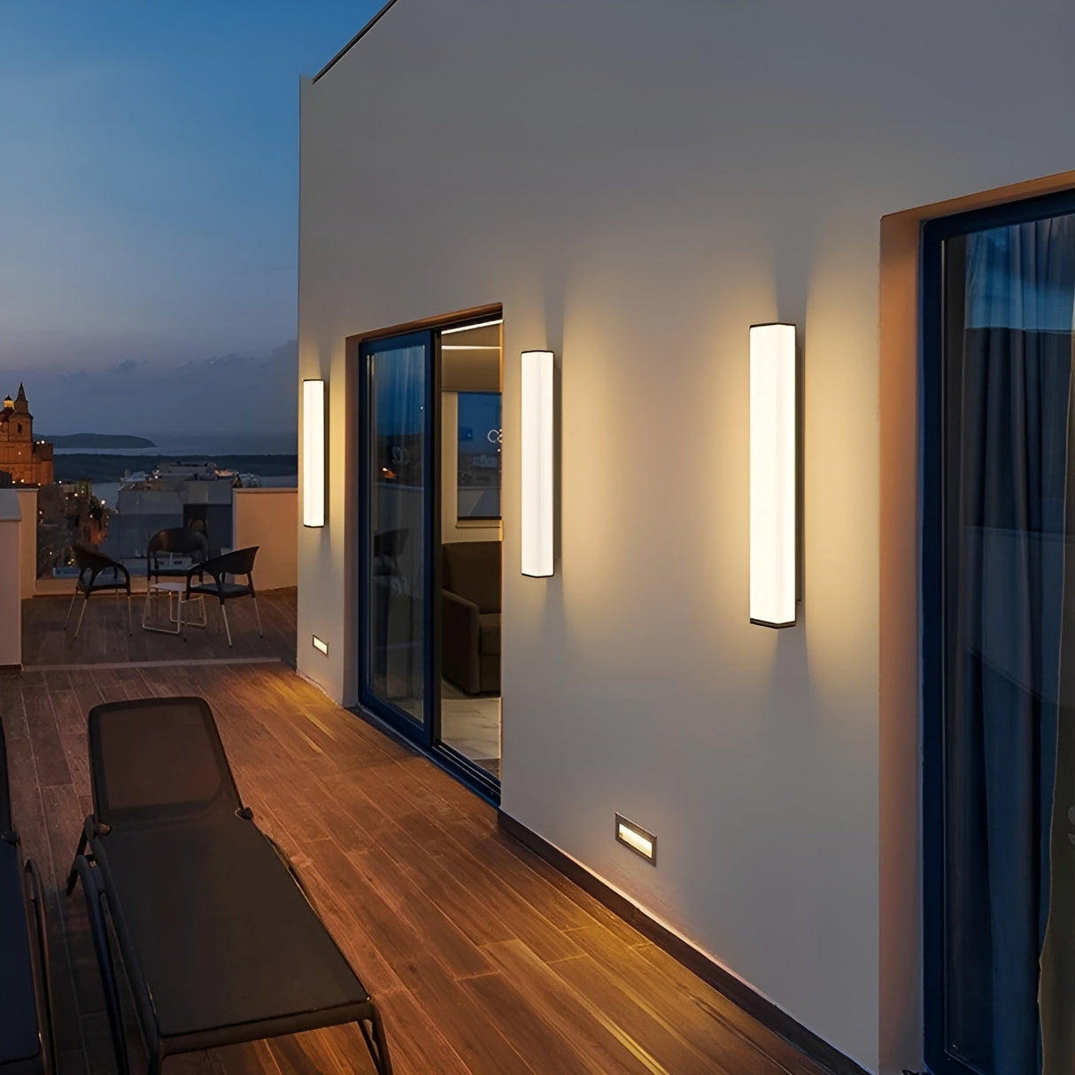 SteelLuxe Light – Vattentät Vägglampa för Utomhus- och Inomhusområden Carvallo