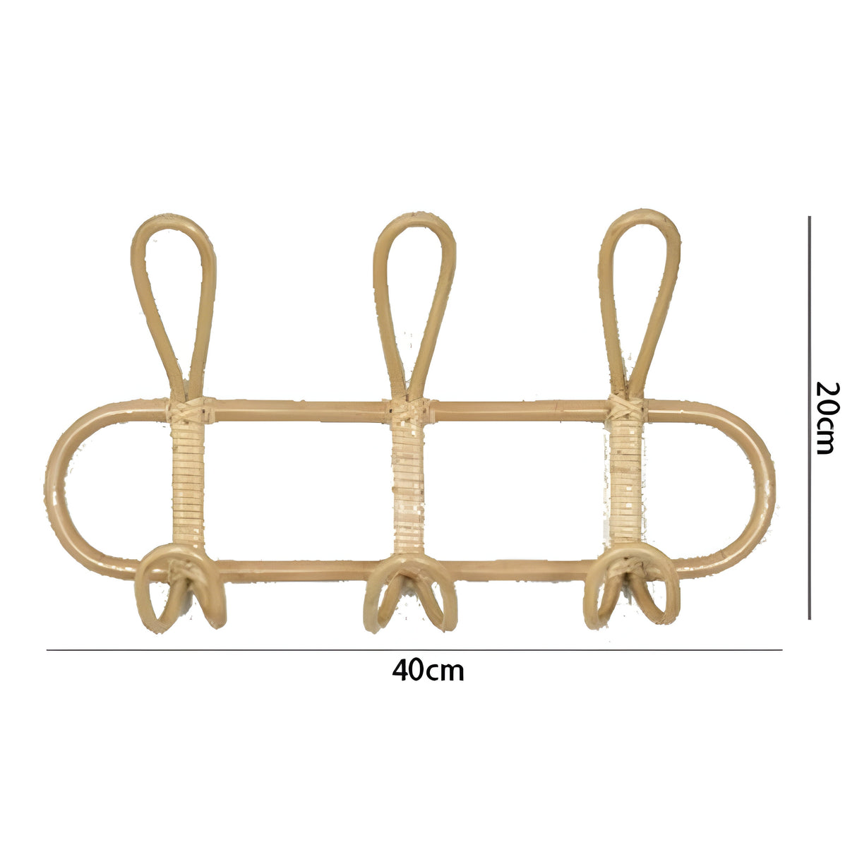 RattanTidy Krok - Hängande Rattan Barn Vägghängare Carvallo