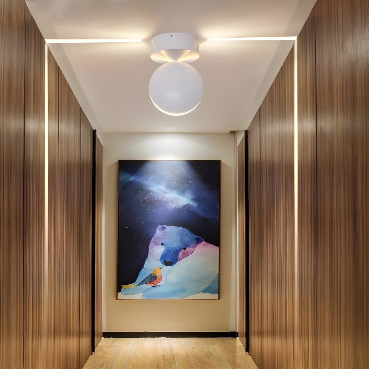 HallwayLuxe Light – Modern Hotelgång LED-Vägglampa Carvallo