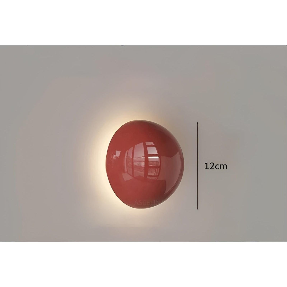 GlowCircle Light - Nordisk Rund Metall Vägglampa Carvallo