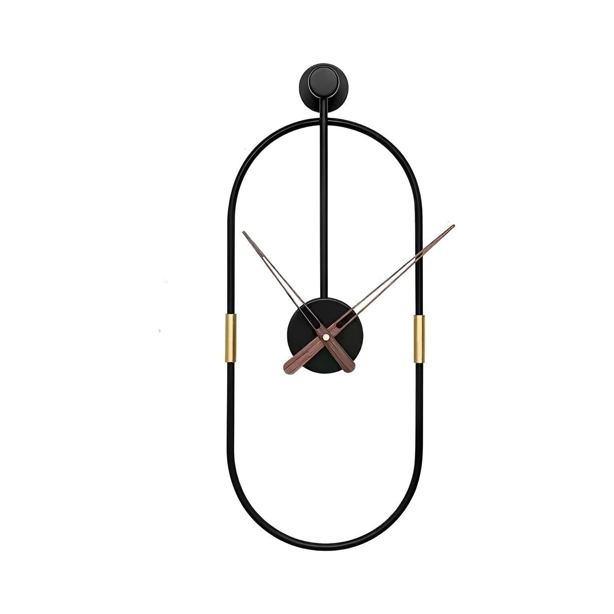 IronArt Klocka - Minimalistisk Konstväggklocka i Metall Carvallo