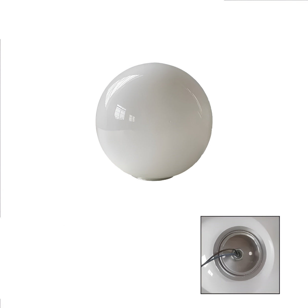 SereneGlow Light - Lyxig Medeltida Minimalistisk Glas Glödlampa Carvallo