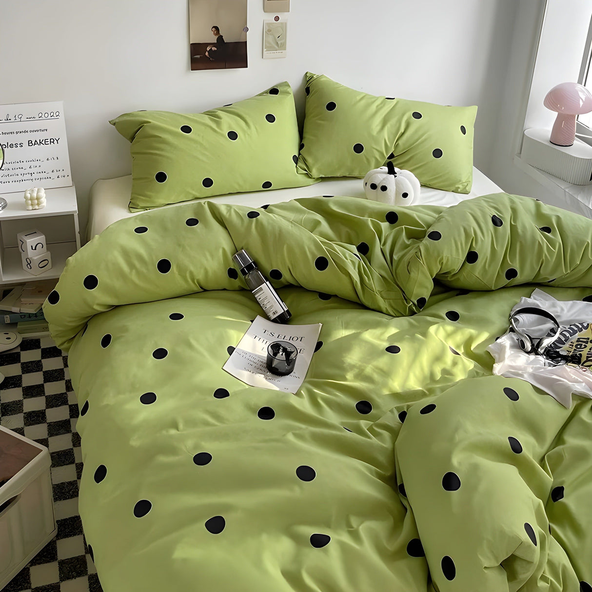 PureLoom Sängkläder Set - Modernt hudvänligt sängkläder set (1 täcke + 1 lakan + 2 örngott) Carvallo