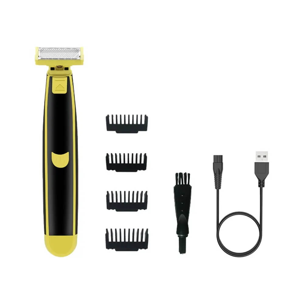 TrimFlex Rakapparat - Vattentålig, Dubbelbladig & Uppladdningsbar för Resor och Vardag-Hair Clippers & Trimmers-BB-Hemnix