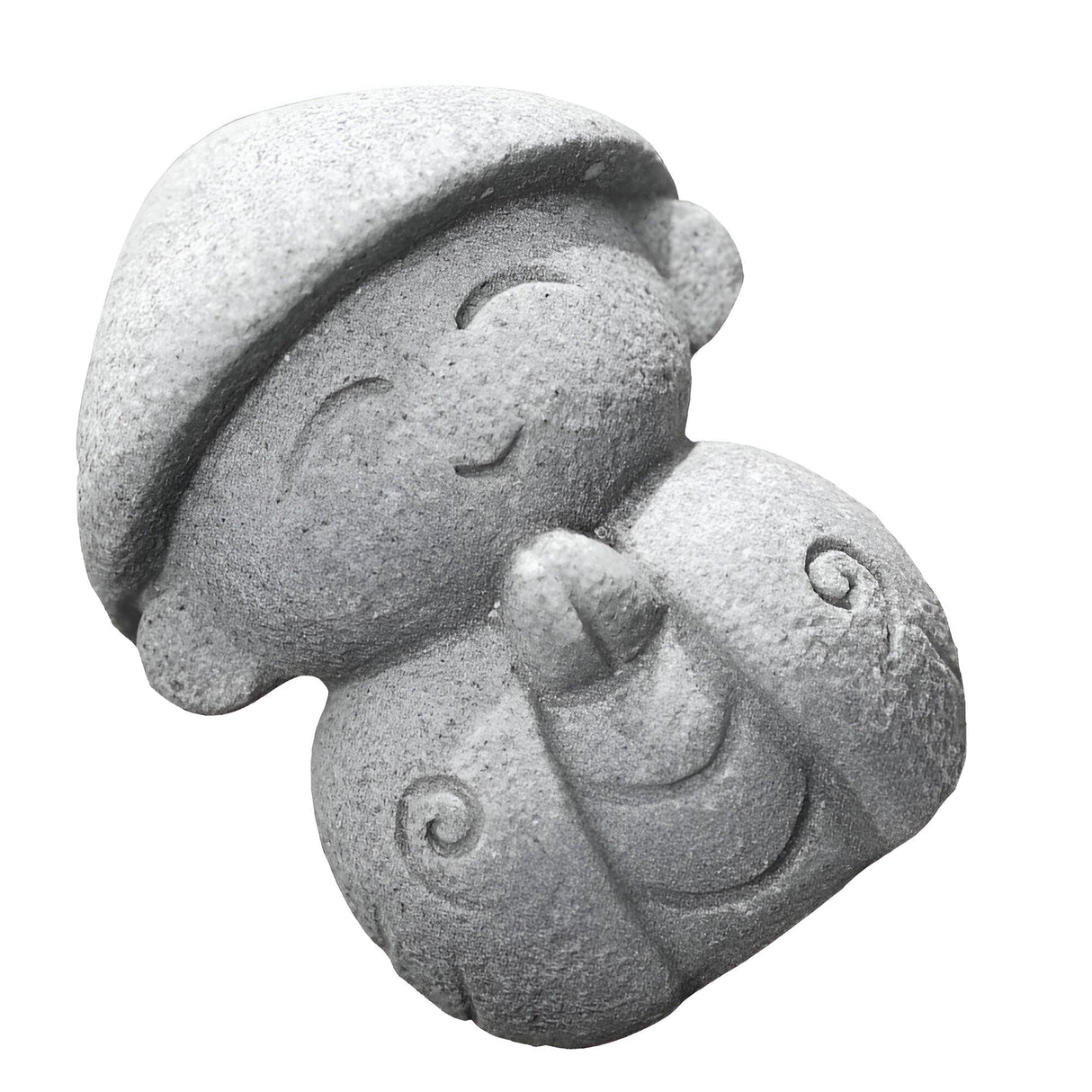 SatoriStone Dekor - 2st Japansk Sten Buddha Dekoration Carvallo