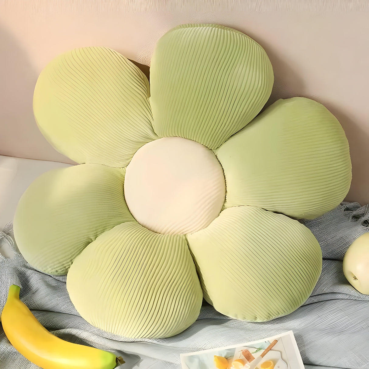 FloraDream Kudde - Mjukt Kudde med Sex Blommor Petal Carvallo