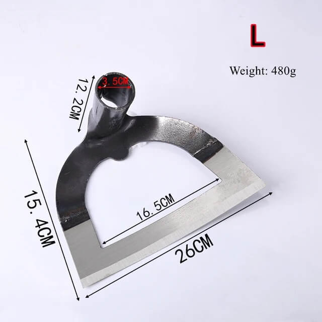 GroVa - Handhacka i Kolstål för Smidig Ogräsrensning & Jordluckring-Gardening Tools-BB-Stor-Hemnix