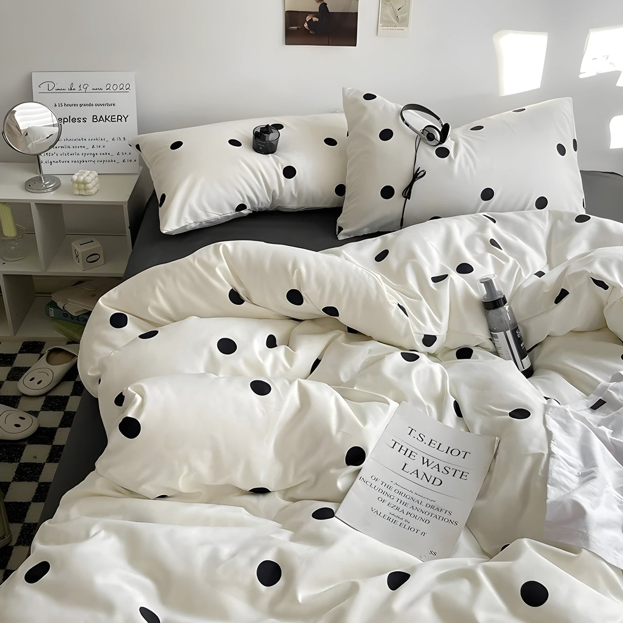 PureLoom Sängkläder Set - Modernt hudvänligt sängkläder set (1 täcke + 1 lakan + 2 örngott) Carvallo