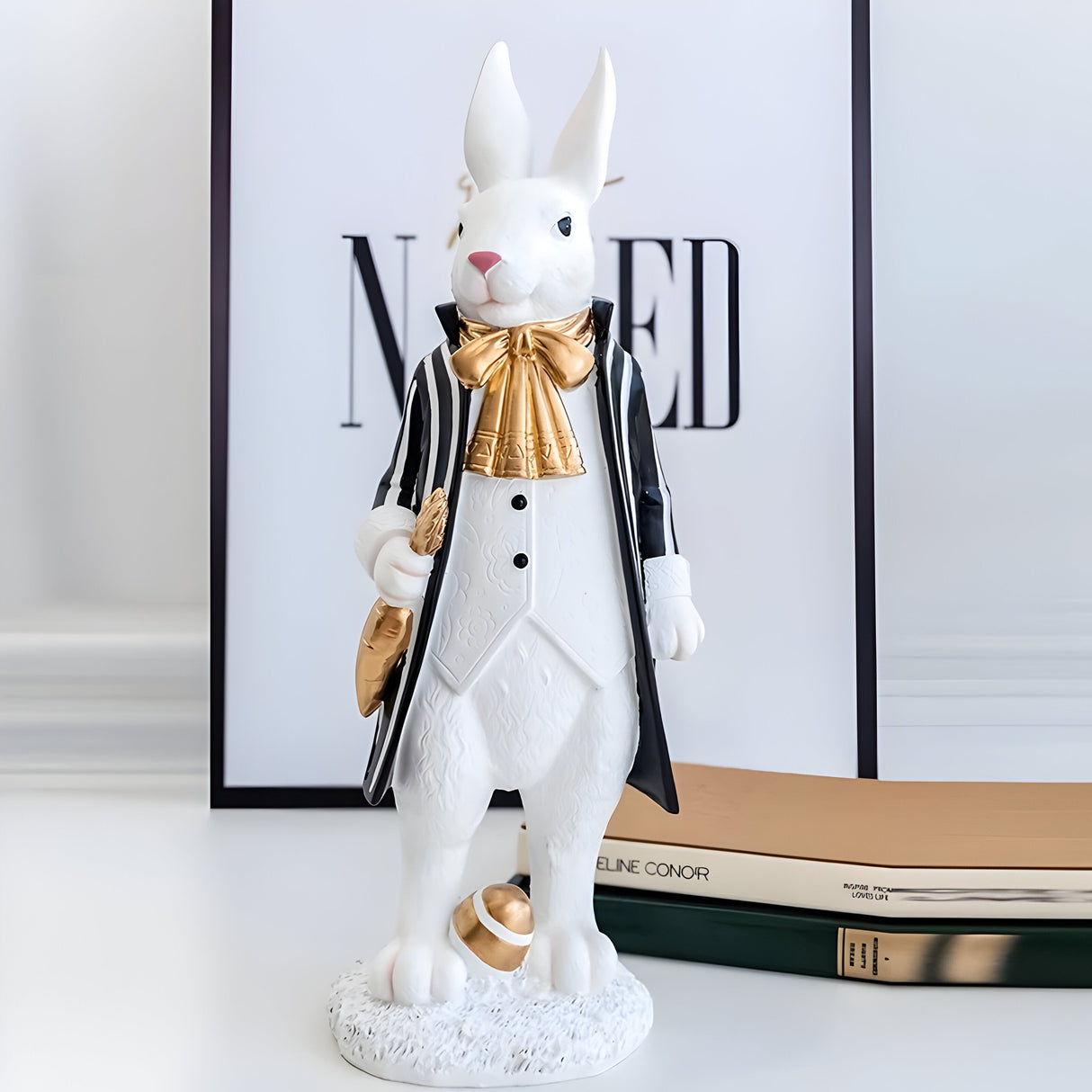 RegalRabbit Dekoration – Dekorativ Pastoral Palats Kaninfamilj Dekoration Carvallo