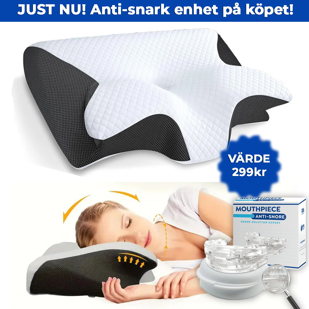 Snoozeit. - Ergonomisk & Skön Ortopedisk Nackkudde-Ortopedisk Nackkudde-Snoozeit-1x Snoozeit. - Nackkudde 599kr st + 1x Snark Enhet-Hemnix