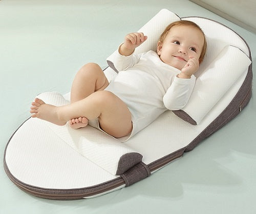 Anti-Reflux & Anti-Roll Baby Lounger Carvallo