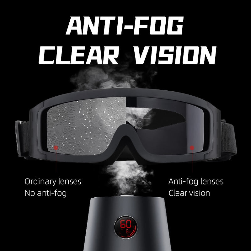 Royaleva Anti-Fog och Fit Over Glasögon Motorcykel Goggles Carvallo