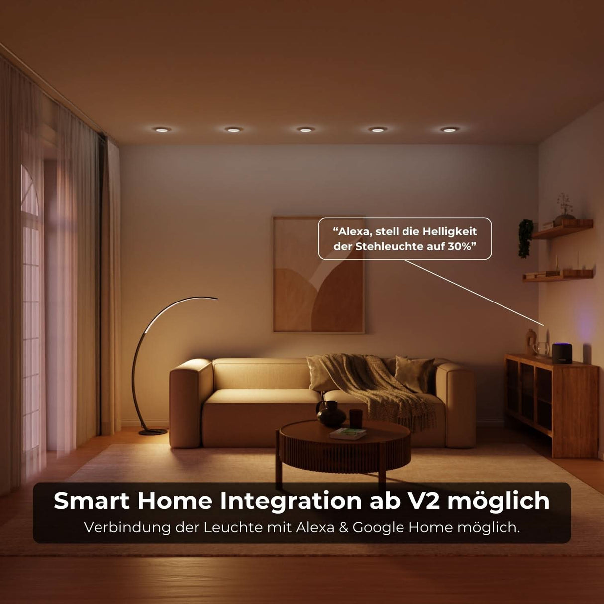 Mavea Designer Golvlampa Carvallo