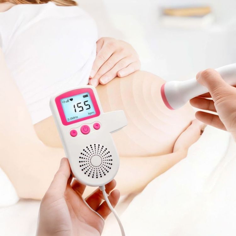 Fetal Doppler hjärtfrekvensmonitor med LCD-display Carvallo