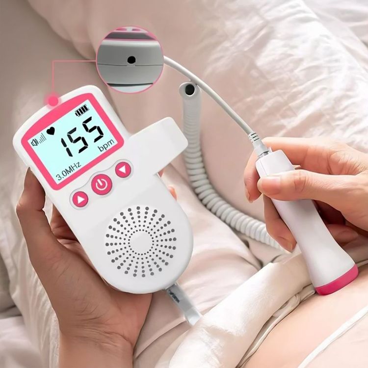 Fetal Doppler hjärtfrekvensmonitor med LCD-display Carvallo