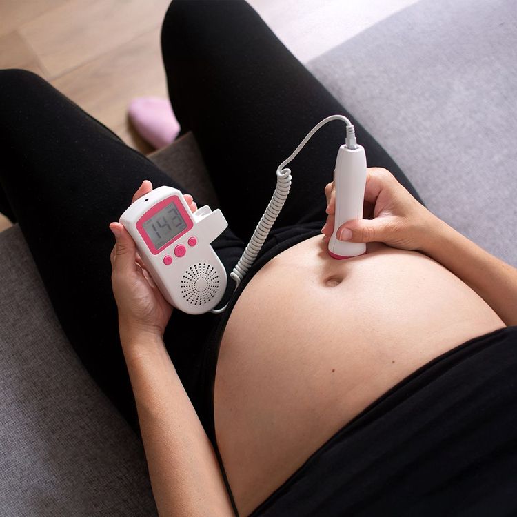 Fetal Doppler hjärtfrekvensmonitor med LCD-display Carvallo