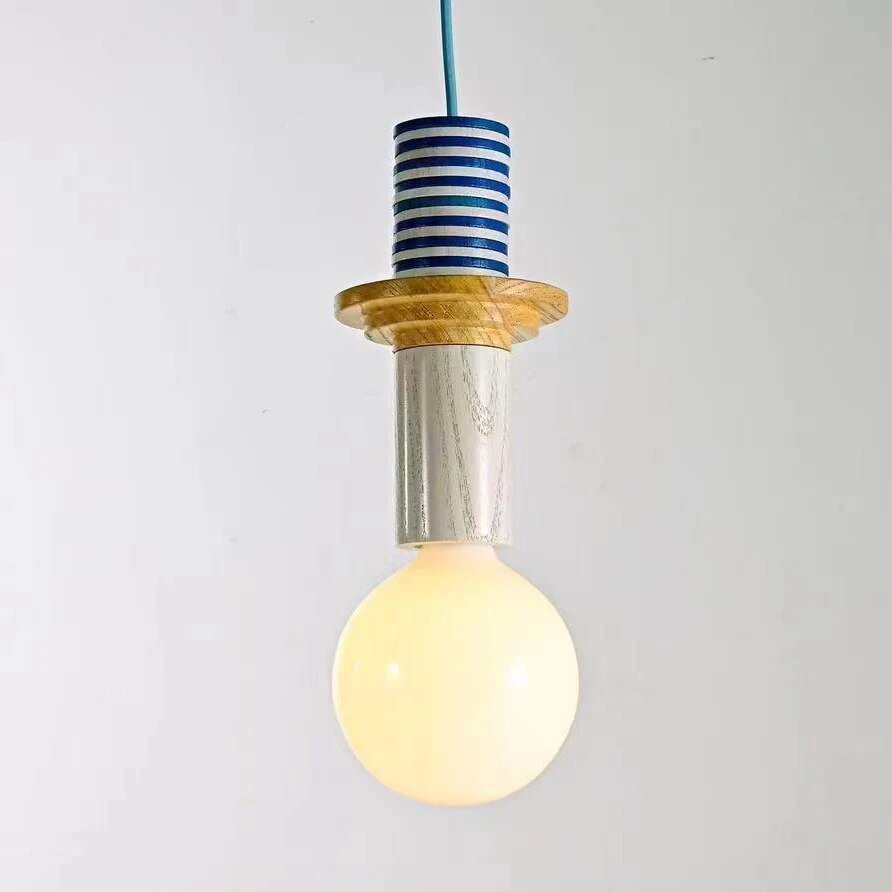 Minimalistisk Träeffekt LED Pendellampa Carvallo