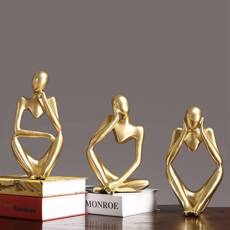 Carvallo – Minimalist Tänker Skulptur med Modern Elegans Carvallo