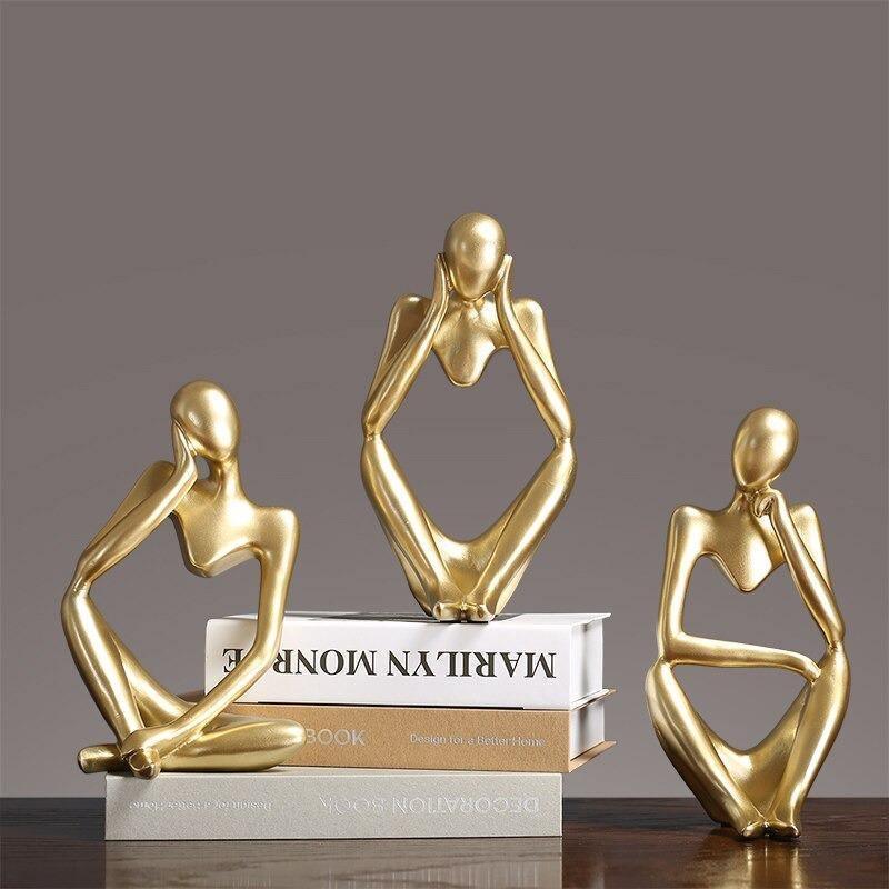 Carvallo – Minimalist Tänker Skulptur med Modern Elegans Carvallo