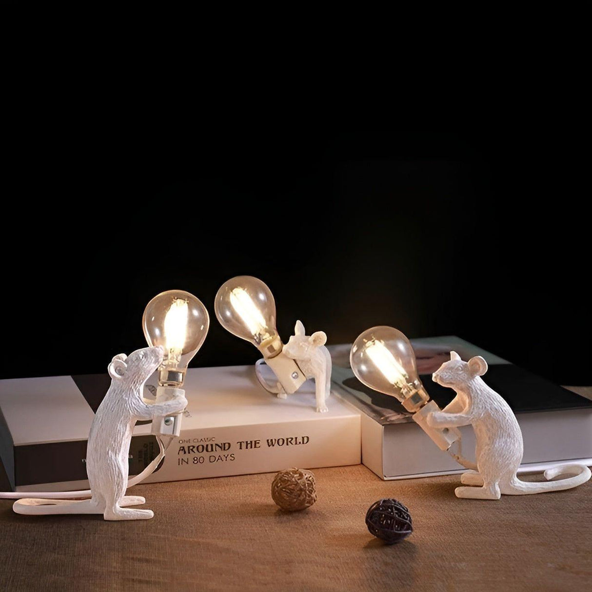 MouseSparkle Lampa - Mouse LED Borddekoration för Hemmet Carvallo