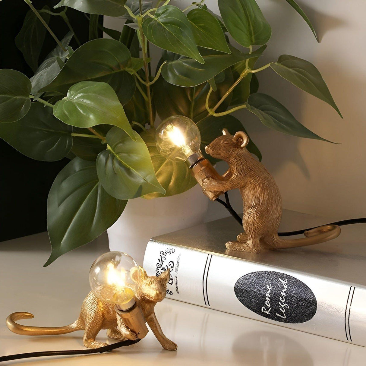 MouseSparkle Lampa - Mouse LED Borddekoration för Hemmet Carvallo