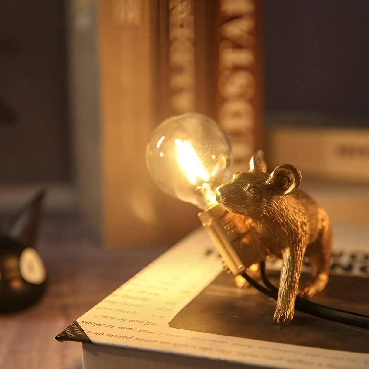 MouseSparkle Lampa - Mouse LED Borddekoration för Hemmet Carvallo