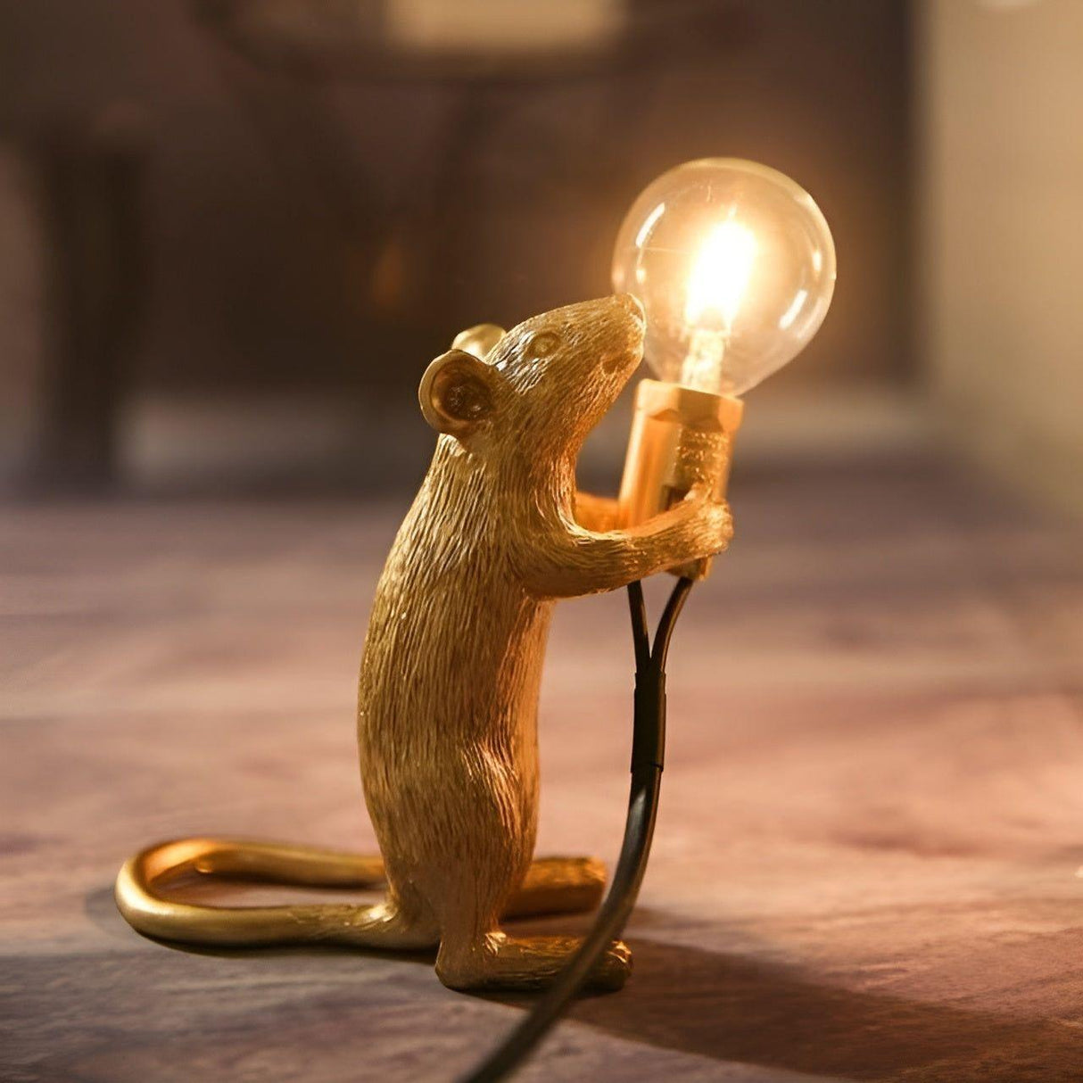 MouseSparkle Lampa - Mouse LED Borddekoration för Hemmet Carvallo